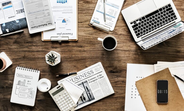 desk, work, business