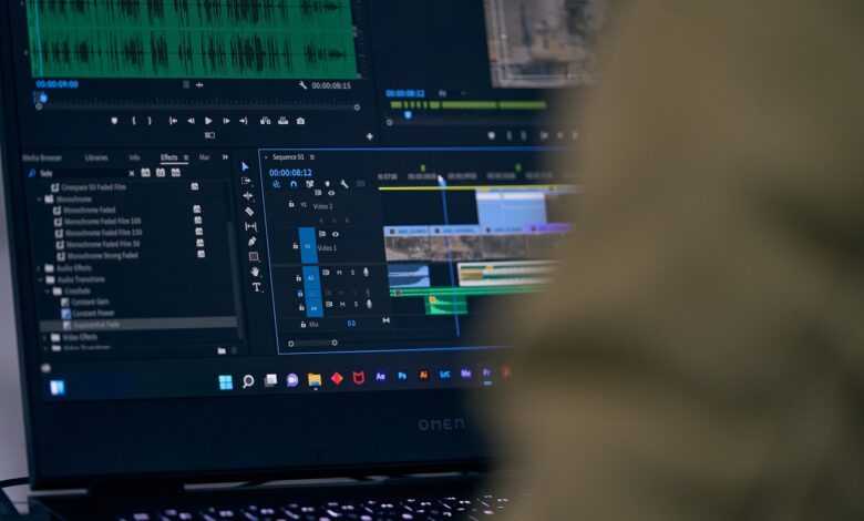editing, video, computer