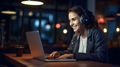 business, laptop, woman, headphones, happy, work, computer, freelancing, freelancer, ai generated, freelancing, freelancing, freelancing, freelancer, freelancer, freelancer, freelancer, freelancer