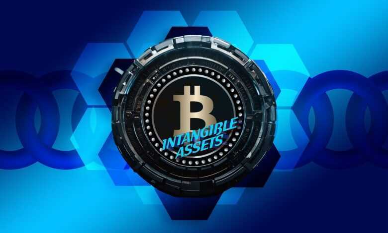 bitcoin, network, intangible assets