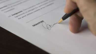 business, signature, contract