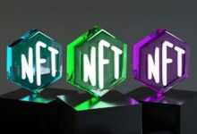 three glass blocks with different letters on them