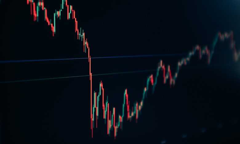 a close up of a line with a blue background