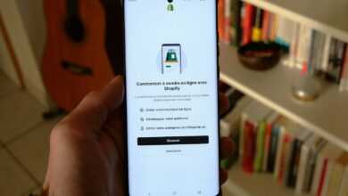 A phone shows a shopify app setup screen.